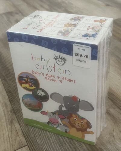 Baby Einstein Disney Baby Ages And Stages Series 3 6 Dvd 📀 Set New