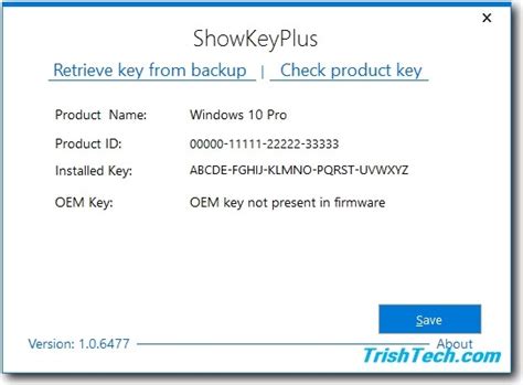 In other occasions, they generate windows 10 product keys which fail to activate windows system. Find Windows Installation Key with ShowKeyPlus