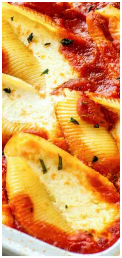 Ricotta Stuffed Shells Easy And Simple Filled With Savory Ricotta