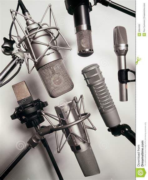 Microphones Stock Image Image Of Studio Musical Music 2964495