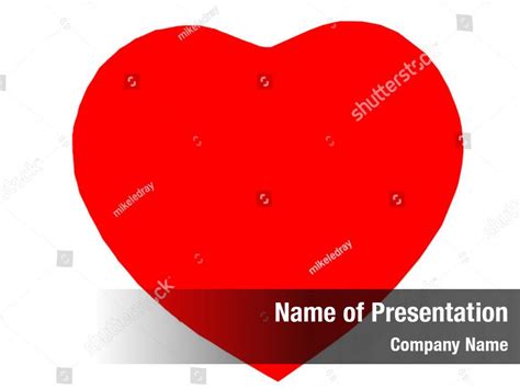 Heart Valentines Day Powerpoint Template Heart Valentines Day