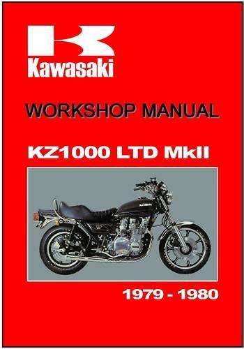 buy kawasaki workshop manual kz1000 z1000 ltd mkii 1979 and 1980 service and repair in motueka