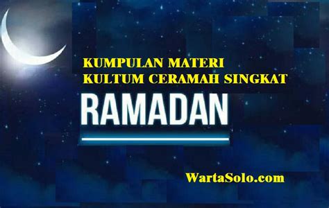 Mencari contoh teks ceramah singkat untuk kultum di sekolah atau masjid di dekat rumah? Kumpulan Materi Kultum Ceramah Singkat Ramadan: Lengkap ...