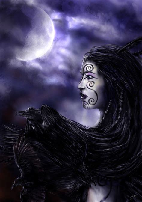 Morrigan The Crow By Ionus On Deviantart Celtic Gods Celtic Goddess Goddess Art
