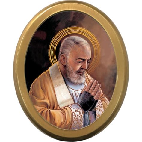 Saint Pio Of Pietrelcina Headstone Portrait Cromo Cards