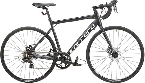 £38500 Carrera Zelos Mens Road Bike Black Large Road Bike Shop