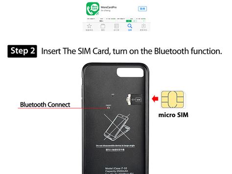 A micro sim card is one size down from a standard card. 3-In-1 Dual SIM Card Power Jacket for iPhone 7 Plus