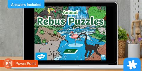 Fun Animals Rebus Puzzles Powerpoint Twinkl Kids Puzzles