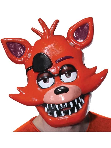 Adults Five Nights At Freddy S Foxy Fox 1 2 Mask Costume Accessory