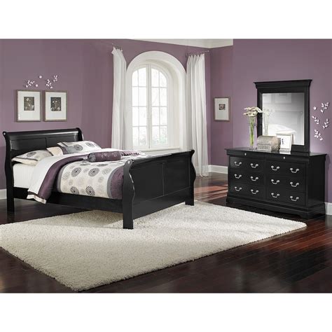 Neo Classic 5 Piece Bedroom Set With Dresser And Mirror American