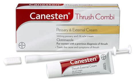 Canesten Thrush Combi Pessary External Cream Clotrimazole Thrush