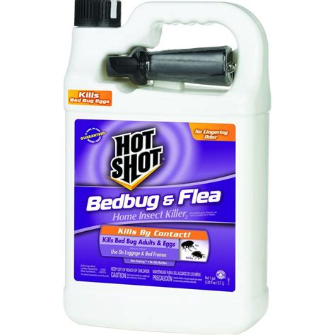 Hot Shot Bed Bug And Flea Killer 1 Gal Ready To Use Sprayer Hg 96190w