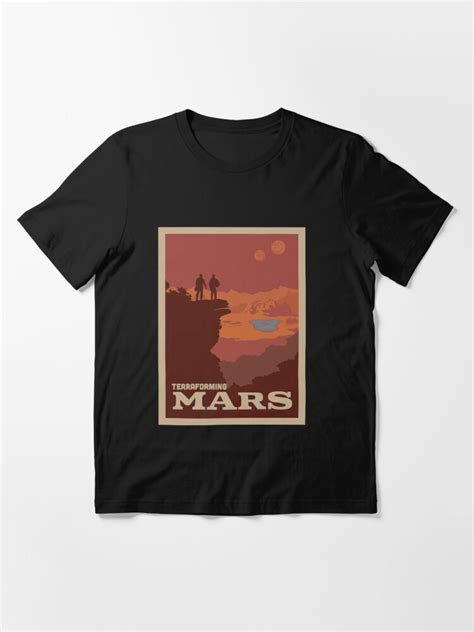 Terraforming Mars Board Game Minimalist Travel Poster Style Gaming