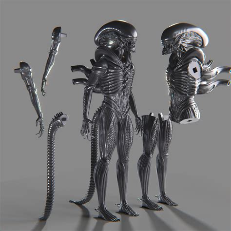 Download Stl File Alien Xenomorph 3d Print Model 3d P