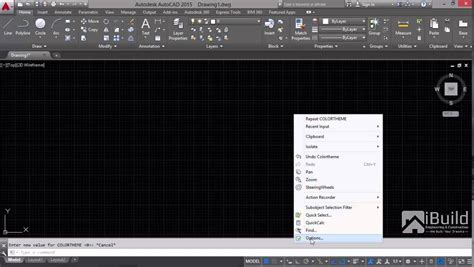 Autocad 2015 How To Change Color Theme Scheme Youtube