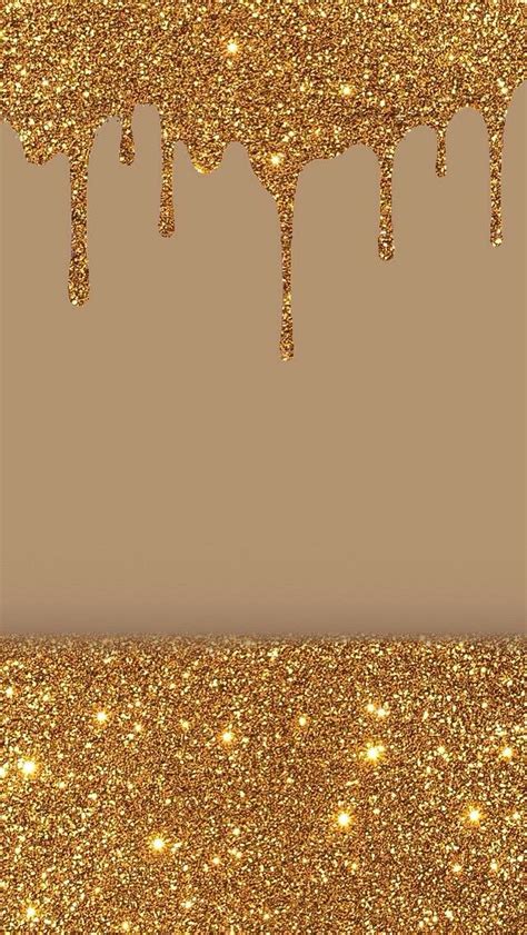 Gold Glitter Wallpaper Glitter Dripping Background 640x1136