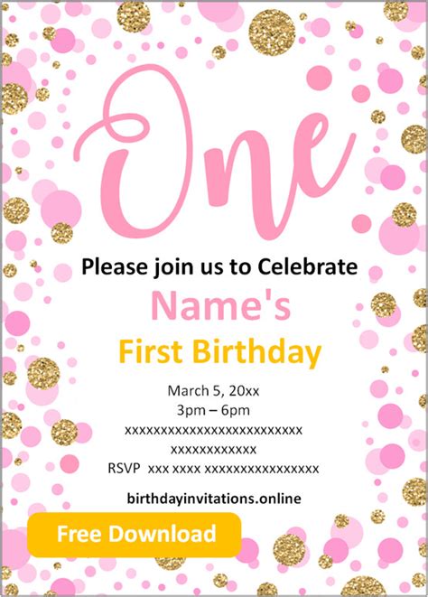 Create Birthday Invitation Card Online Free Printable Free Printable