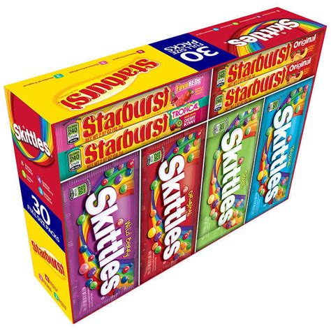 Skittles And Starburst Variety Pack 30 Count