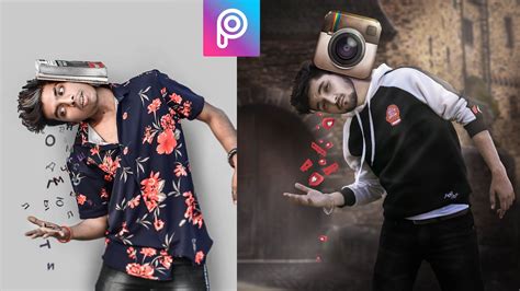 New Instagram Viral Photo Editing Tutorial Picsart Social Media Icons