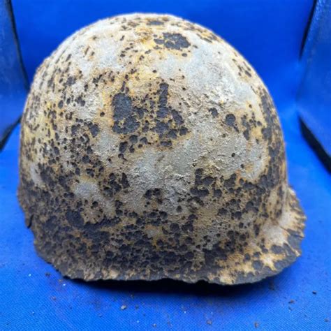 Relic Ww2 Russian Army Ssh 40 Original Combat Helmet Russian Front