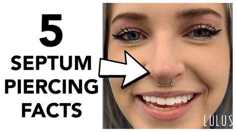 5 Important Facts About Septum Piercings Youtube