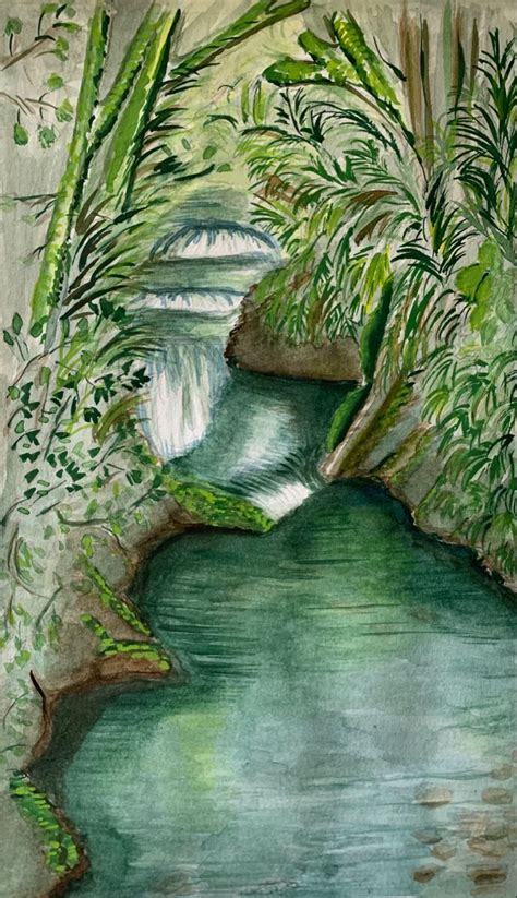 Tropical Rainforest By Osanna101 On Deviantart Landscape Drawings