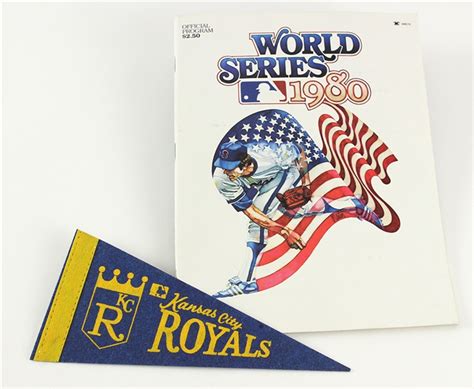 Lot Detail 1980 Kansas City Royals World Series Program And 9 Mini