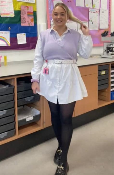 Uk Teacher Blasted Over ‘inappropriate Work Outfits In Tiktok Video