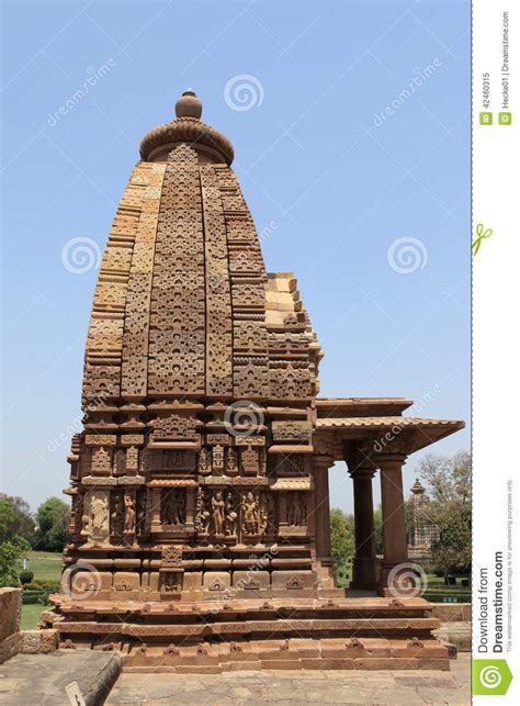 Temple City Of Khajuraho In India Stock Image Image Of Religion City