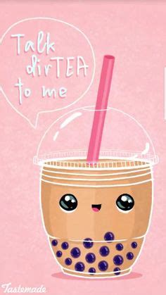 Boba tea wallpaper posted by john johnson. A cute picture of boba milk Tea!