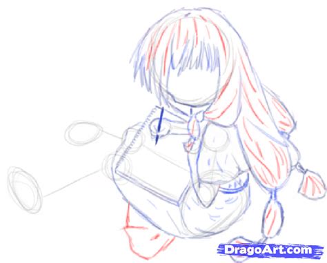 How To Draw An Anime Girl Drawing Step By Step Anime People Anime Draw Japanese Anime Draw