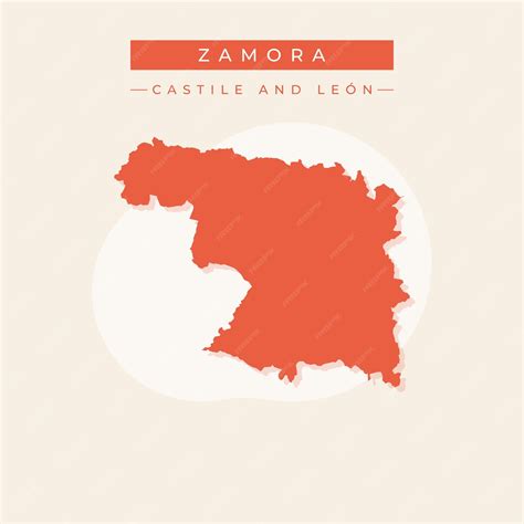 Premium Vector Vector Illustration Vector Of Zamora Map Spain