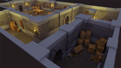 Miguel Lobo Low Poly Dungeon Environment