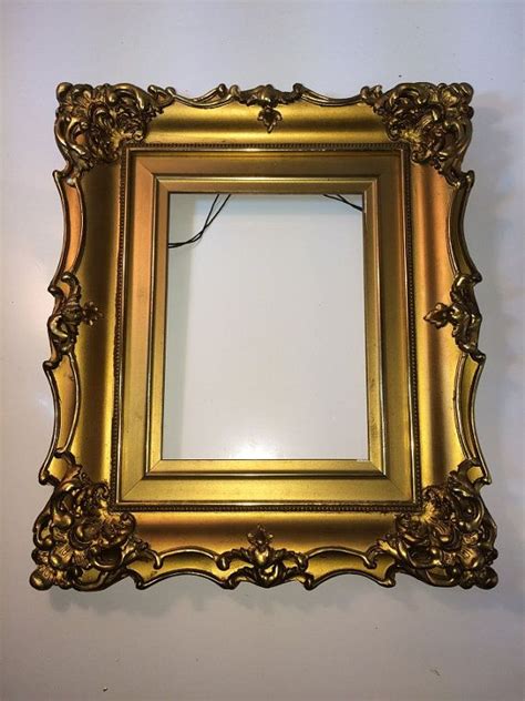 Antique Gold Gilt Frame Museum Quality Ornate Scrolls Of Wood Free Us