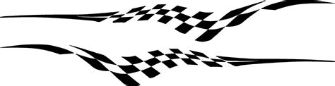 Checkered Flag Stripes Car And Truck Decals Xtreme Digital