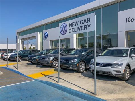 Volkswagen Group Dealership And Service In San Diego Editorial Image