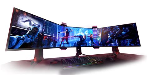 Asus Shows Off The Rog Bezel Free Kit For A Bezel Less Multi Monitor