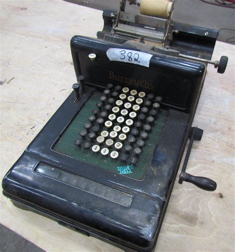 Adding Machine Antique Very Old And Interesting Schmalz Auctions