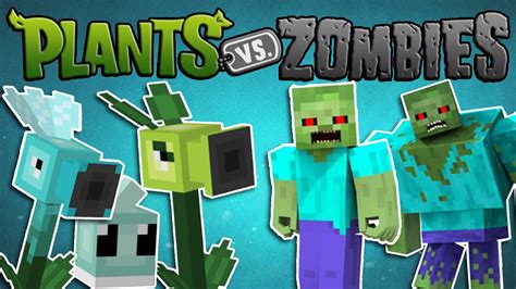 Minecraft Mods Plants Vs Zombies Plants And Zombies Plants Vs