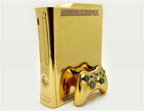 Golden Gaming Gaming Consoles Covered In Gold