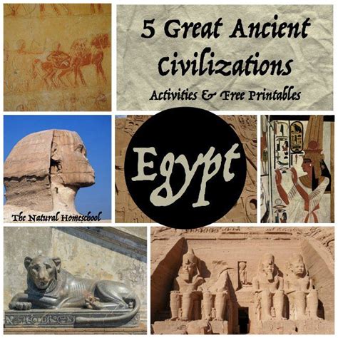 5 Great Ancient Civilizations Art Printable Art Activities Art