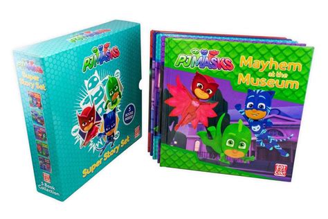 Pj Masks 5 Book Collection Super Story Set Paperback Age 0 5