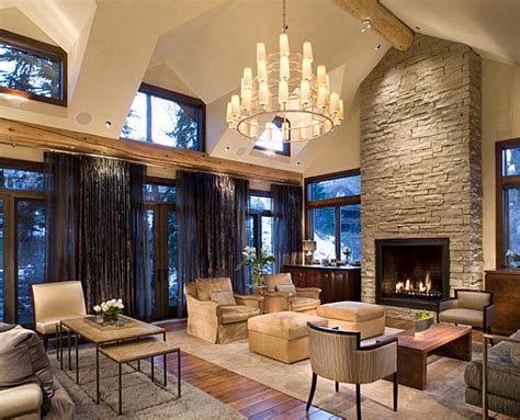 Likable Cozy Rustic Living Room Designs With Fireplace