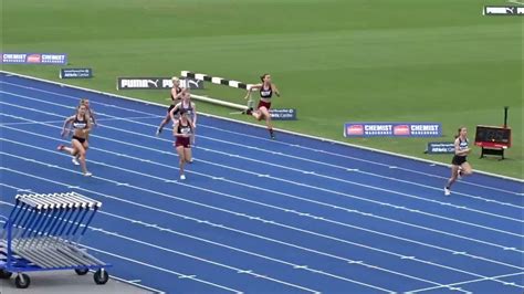 ht2 200m u16yrs women australian athletics championships sydney 28 03 2022 youtube