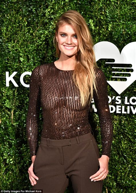 Constance Jablonski Flashes Her Boobs In Sheer Top At Golden Heart