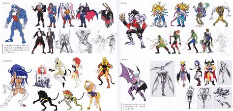 Darkstalkers Prototype Characters Character Design Character Game Art