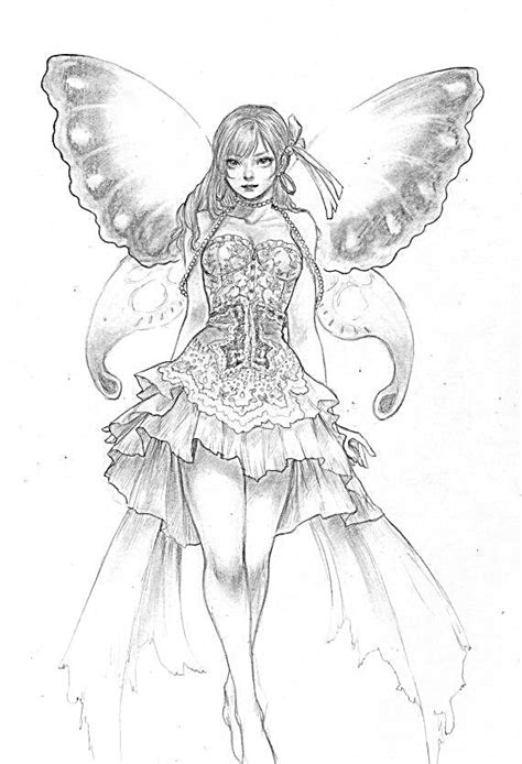 Pin By Cristina B On Fairies Angels Coloring Pages Fairy Art Drawings Sketches