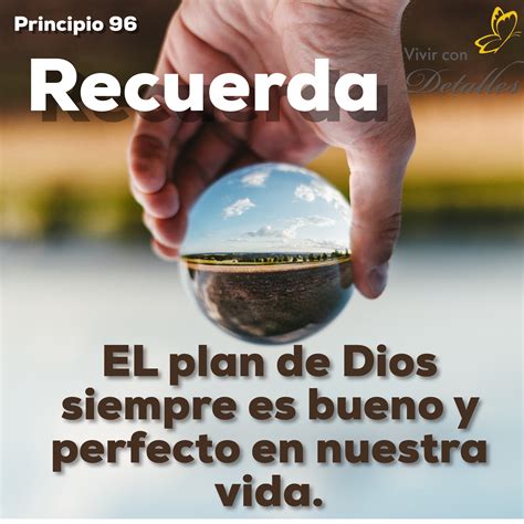 El Plan De Dios Es Perfecto Vivir Con Detalles