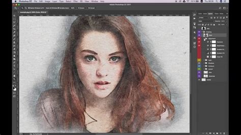 How To Create A Colored Pencil Sketch Effect Action In Adobe Photoshop My Xxx Hot Girl