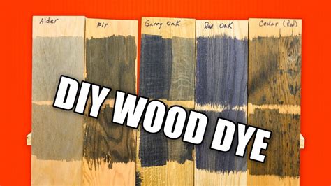 Save Money With Diy Wood Dye Dyeing Wood Technique Youtube